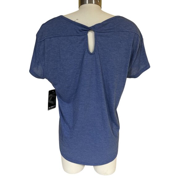 NEW Memphis Tigers UM Colosseum Secrets SS Blue Distressed Tee T Shirt Womens M - Picture 6 of 8